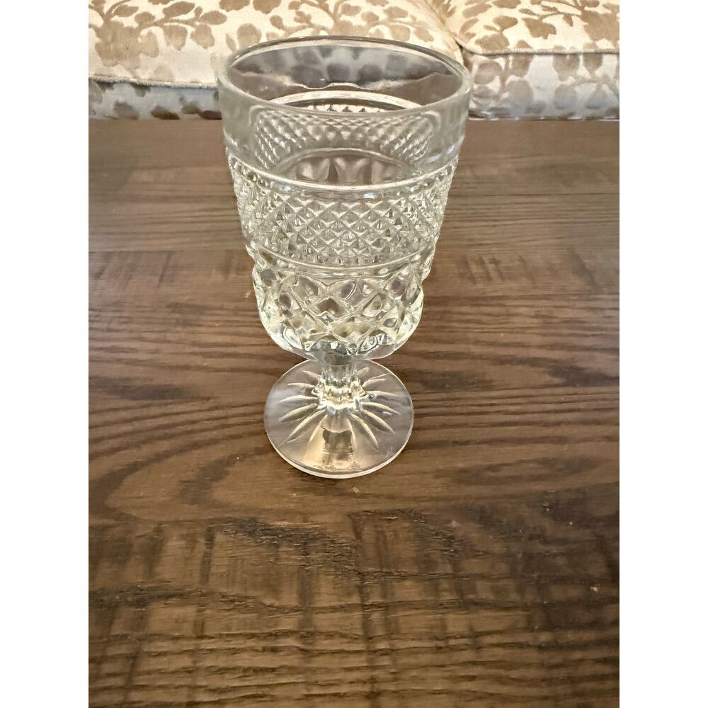 Anchor Hocking Vintage Wexford Water Goblet/Wine Glass – Single